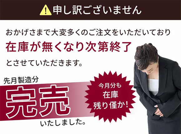 在庫がなくなり次第終了