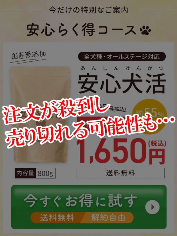 在庫残りわずか